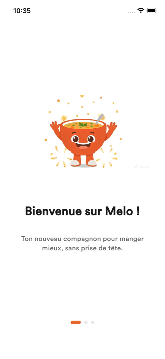 Onboarding Melo — étape 2